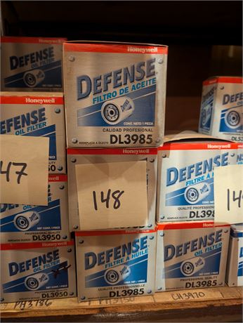 Lot 148-Defense Oil Filters
