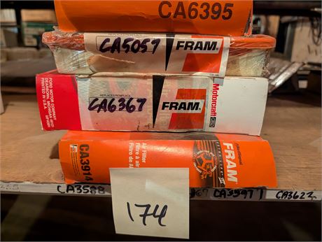 Lot 174 - FRAM Air Filters