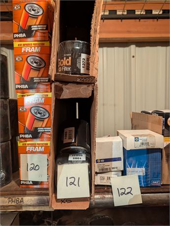 Lot 121-Replacement Oil Filters