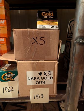 Lot 153 - NAPA Gold Filters