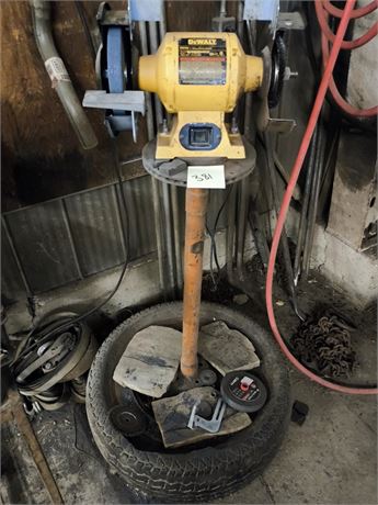 Lot 381-Bench Grinder with Stand