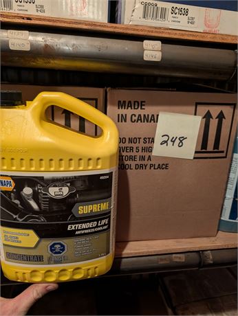 Lot 248 -  NAPA Supreme Antifreeze & Coolant Concentrate