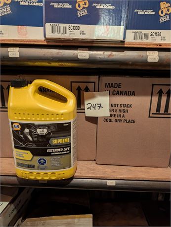 Lot 247 - NAPA Supreme Antifreeze & Coolant Concentrate