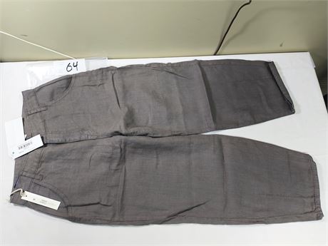 Lot 64 - Fidelity Charlie Barrel Women's Linen Denim, Size 26