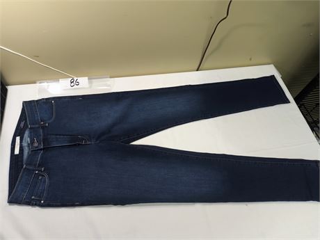 Lot 86 - Fidelity Denim Stevie Mid Rise Slim Straight, Size 28