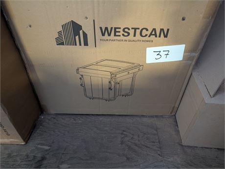 Lot 37 - Westcam Double Waste Bin ** NEW IN BOX**