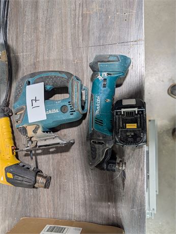 Lot 17 - Makita Cordless Jig saw and oscillating saw