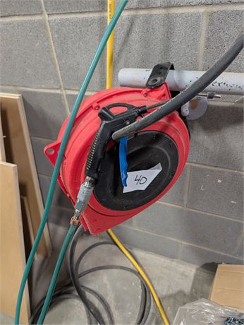 Lot 40 - Reel Works Pneumatic Hose Reels