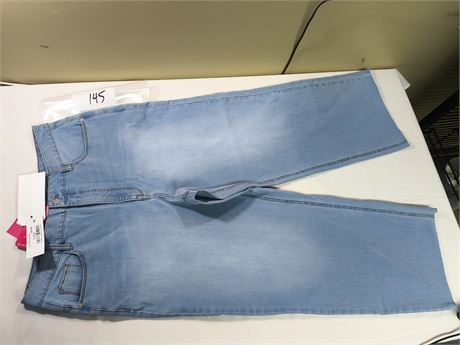 Lot 145 - Commando Do it all Denim High-Rise Cropped Wide Leg, Size Xtra-Large