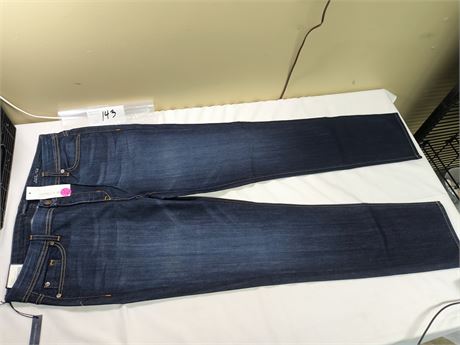 Lot 143 - Fidelity Stevie Mid Rise Slim Straight, Size 34