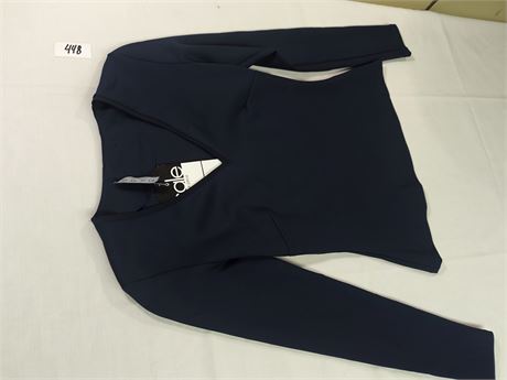 Lot 448 - Shan Long Sleeve V-Neck Shirt, Size 2