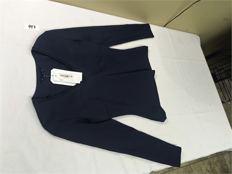 Lot 447 - Shan Long Sleeve V-Neck Shirt, Size 4