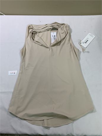 Lot 498 - Iris Setlakwe Matte Jersey Sleeveless Pleated V-Neck Top, Size XS