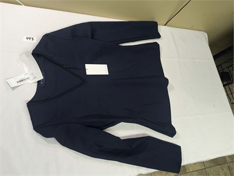 Lot 443 - Shan Long Sleeve V-Neck Shirt, Size 12