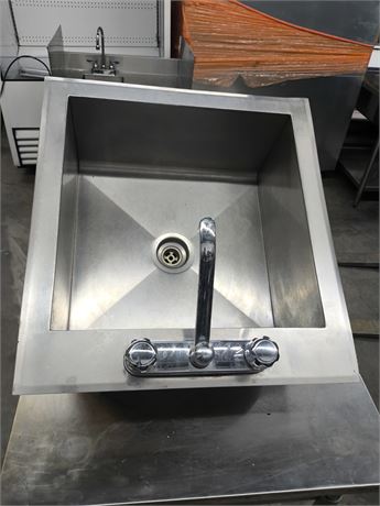 Lot 27 - Commercial Stainless Steel Sink