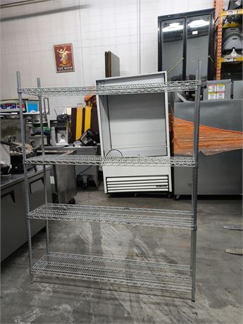 Lot 19 - Tarrison 4-Shelf Wire Rack Shelving Unit