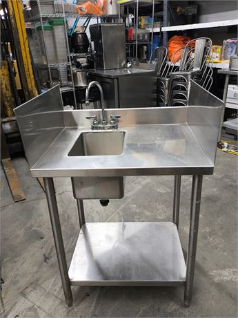 Lot 43 - Stainless Steel Utility Sink