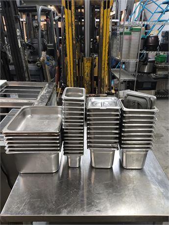 Lot 35 - Stainless Steel Food Storage Containers