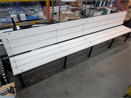 Lot 62 -  White Bench