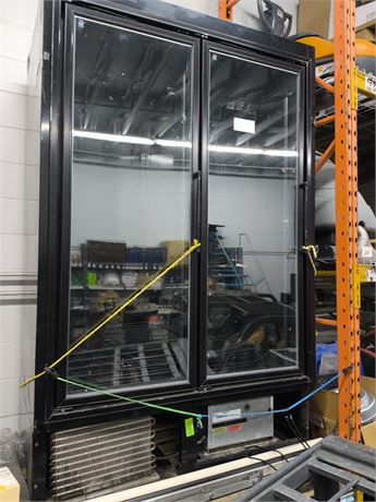Lot 66 -  Hussmann Single Vertical Glass 2 Door Chiller