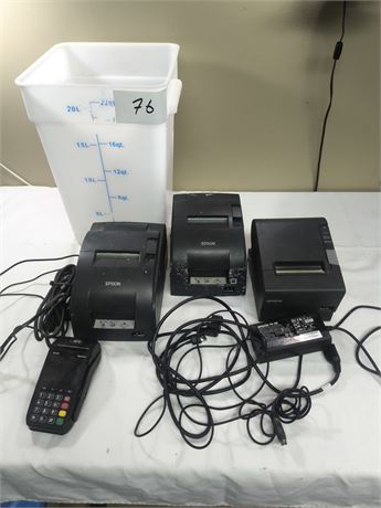Lot 76 - Epson Dot Matrix Receipt Printers