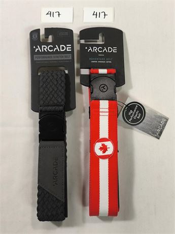 Lot 417 - Arcade Belts