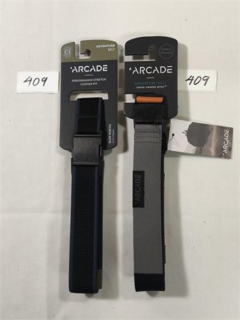 Lot 409 - Arcade Belts