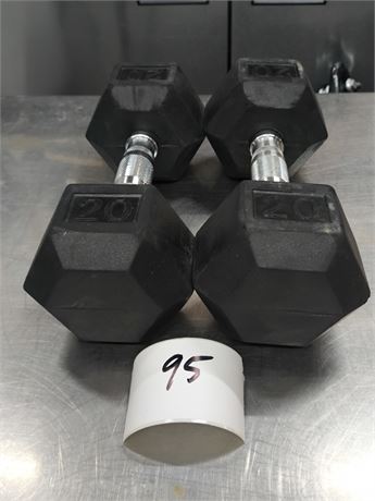 Lot 95 - 20Lbs Dumbbells