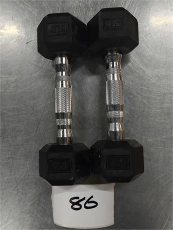 Lot 86 - 5Lbs Dumbbells
