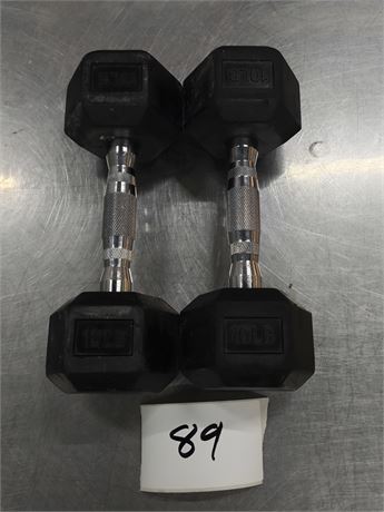 Lot 89 - 10 Lbs Dumbbells