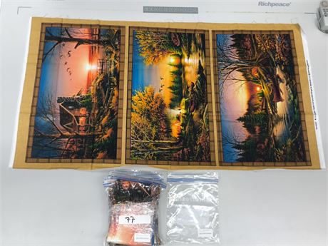 Lot 77 - Flannel Panel