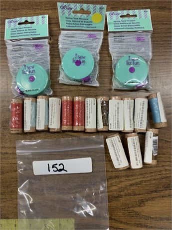 Lot 152 - Thread and Measutring Tape