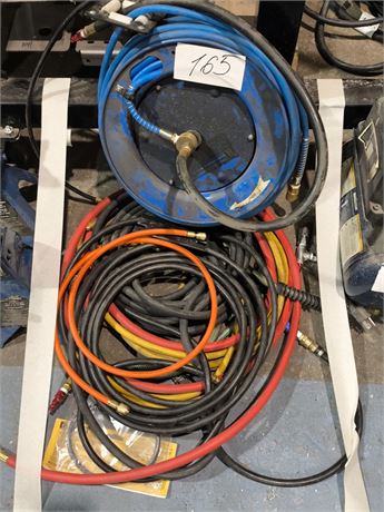 Lot 165 - Hose Line Reel and Hose