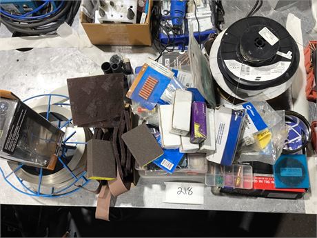 Lot 218 - Welding and Shop Supplies