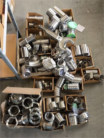 Lot 48 - Stainless Steel 3" Pipe