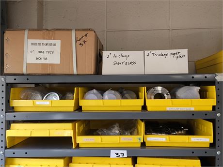 Lot 37 - Brewery Stainless Steel Hardware