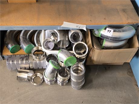 Lot 49 - Stainless Steel 4" Pipe