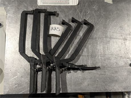 Lot 225 - Locking Sheet Metal Clamps