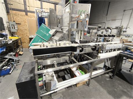 Lot 240A - Custom Made Plastic Tub Capping Machine