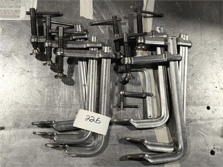 Lot 226 - Heavy-Duty F-Clamps