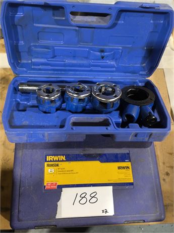 Lot 188 - NPT Tap Sets