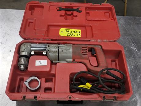 Lot 13 - Milwaukee 1/2" D-handle Right Angle Drill