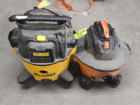 Lot 4 - Shop Vacuums