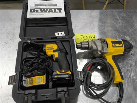 Lot 43 - DEWALT Tools