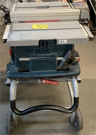 Lot 61 - Bosch 10-inch Worksite Table Saw.