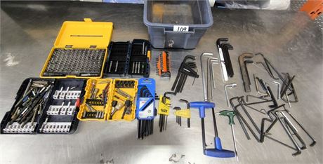 Lot 109 - Screwdriver Bits and Hex Keys