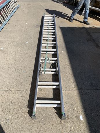 Lot 163 - 24-ft Aluminum Extension Ladder,