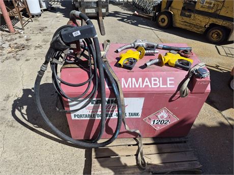Lot 155 - Portable Double-Wall Fuel Tank with Pump