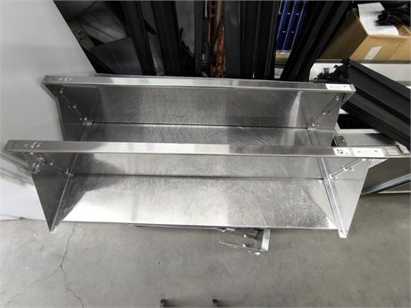Lot 72 - Stainless Steel Commercial Wall Mount Shelfs