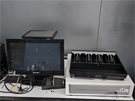 Lot 67 - PAR POS system touchscreen terminal.